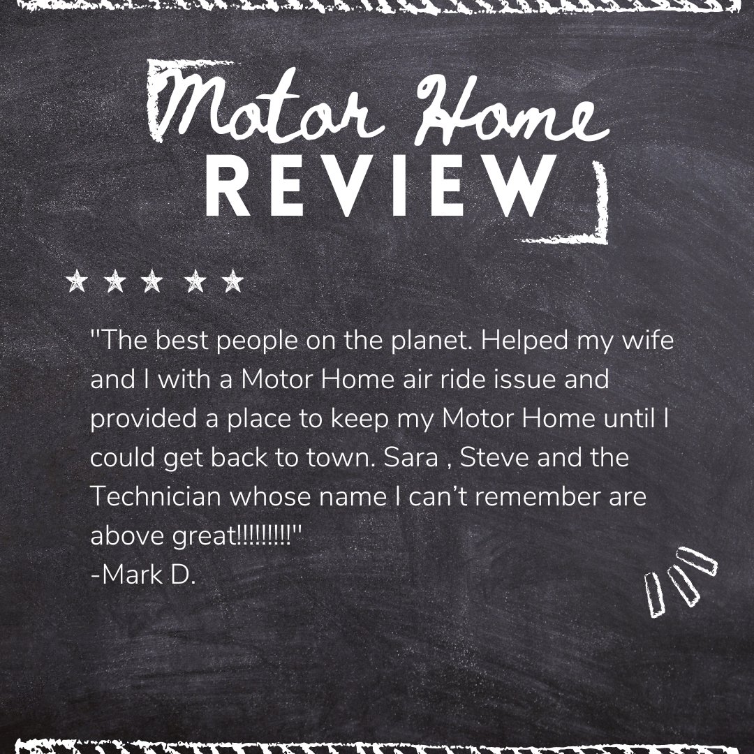 PeachStateTC's tweet photo. We love when we are called "the best people on the planet"! So happy our team was able to help you and get you back on the road! ⭐⭐⭐⭐⭐
Great review from our Harpersville, AL location!
#motorhome #motorhomerepair https://t.co/0b13hYfj7J