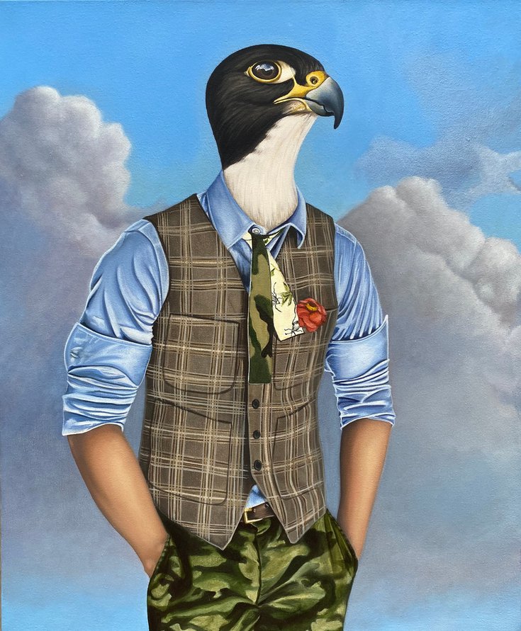 artfinderlatest's tweet photo. Millennial Falcon (… by @ryanricefineart #oil #painting #art https://t.co/K13XQalv5t @artfinder https://t.co/laHzbSjqZ5