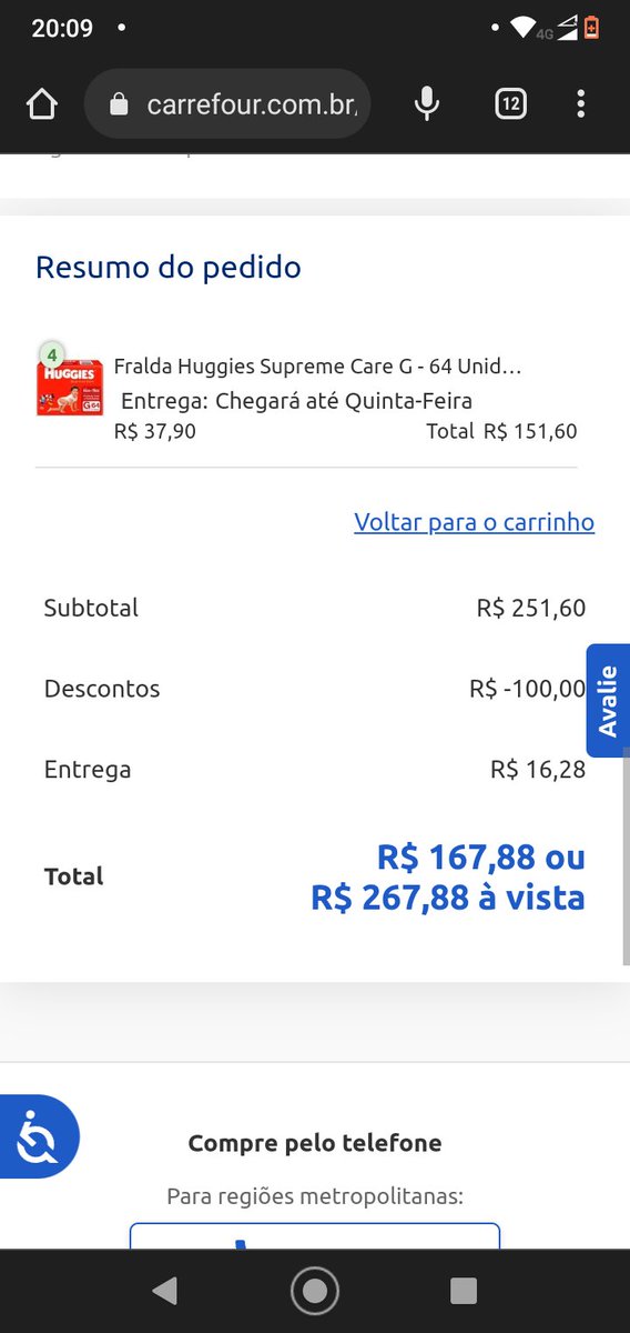 daniloabujamal's tweet photo. É assombrosa a experiencia de compra no site do #carrefour

Olha o cálculo do total da compra https://t.co/e2p37l8Jsk