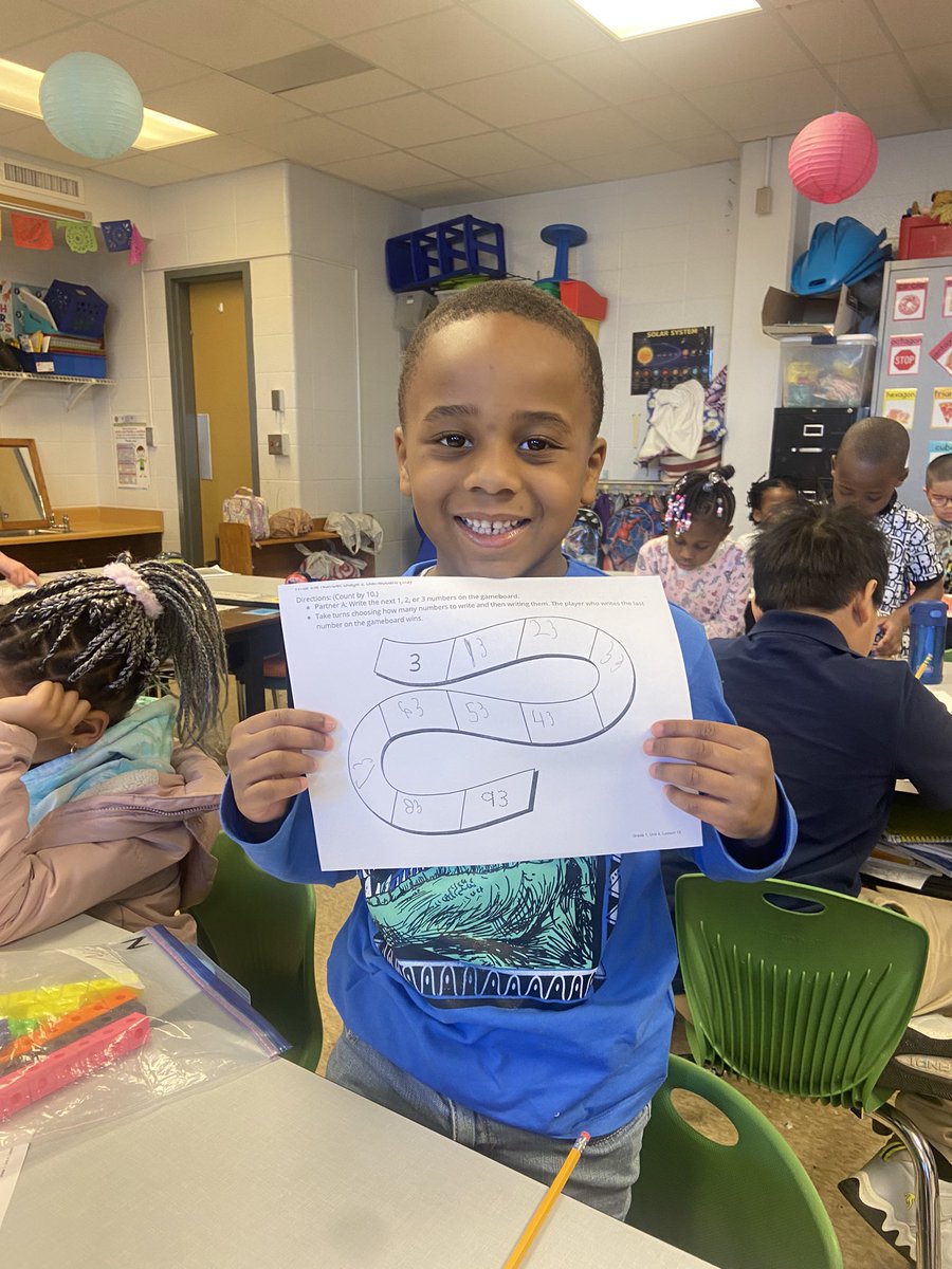 Ms_Badouan's tweet photo. These first grade mathematicians were loving the Write Numbers center game and were so proud of their work! @MLEmustangs #marvelousmathematicians #MLElevelup https://t.co/gbY7QnlRDq