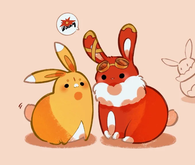 ?#ヨォーヨ #Yaoyao #アンバー #Amber #原神 #GenshinImpact 