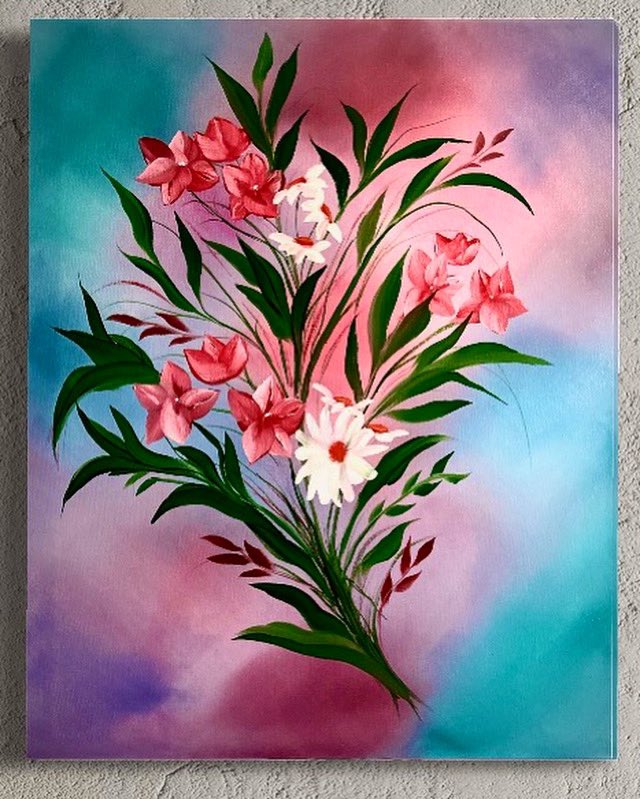 *New Art * Floral Painting on a 22” x 28” Stretched Canvas. #floral #florals #floralpainting #floralpaintings #oilpaintings #art #artwork #artistsoninstagram #willleepaintings #artforsale #artworks #artworkforsale