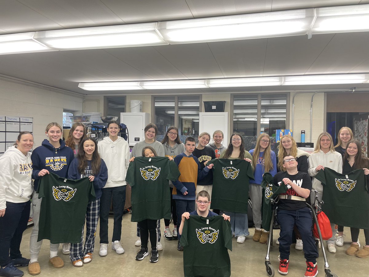 My heart was full today! 💚💚Thank you <a href="/AbleNotLabel/">Able Not Label</a> for making these amazing shirts! Can’t wait to wear them next week. 💙💛 <a href="/jpalcisko/">Jamie Palcisko</a> @PDeuceDMoney <a href="/paytonpalcisko/">payton</a> <a href="/AthleticsBMHS/">Berea-Midpark Titans</a> <a href="/BMHSTitanGHoops/">Berea-Midpark Girls Basketball</a> <a href="/NR_Rangers/">North Ridgeville Athletics</a> <a href="/NRBoosters/">NR Rangers Athletic Boosters</a>