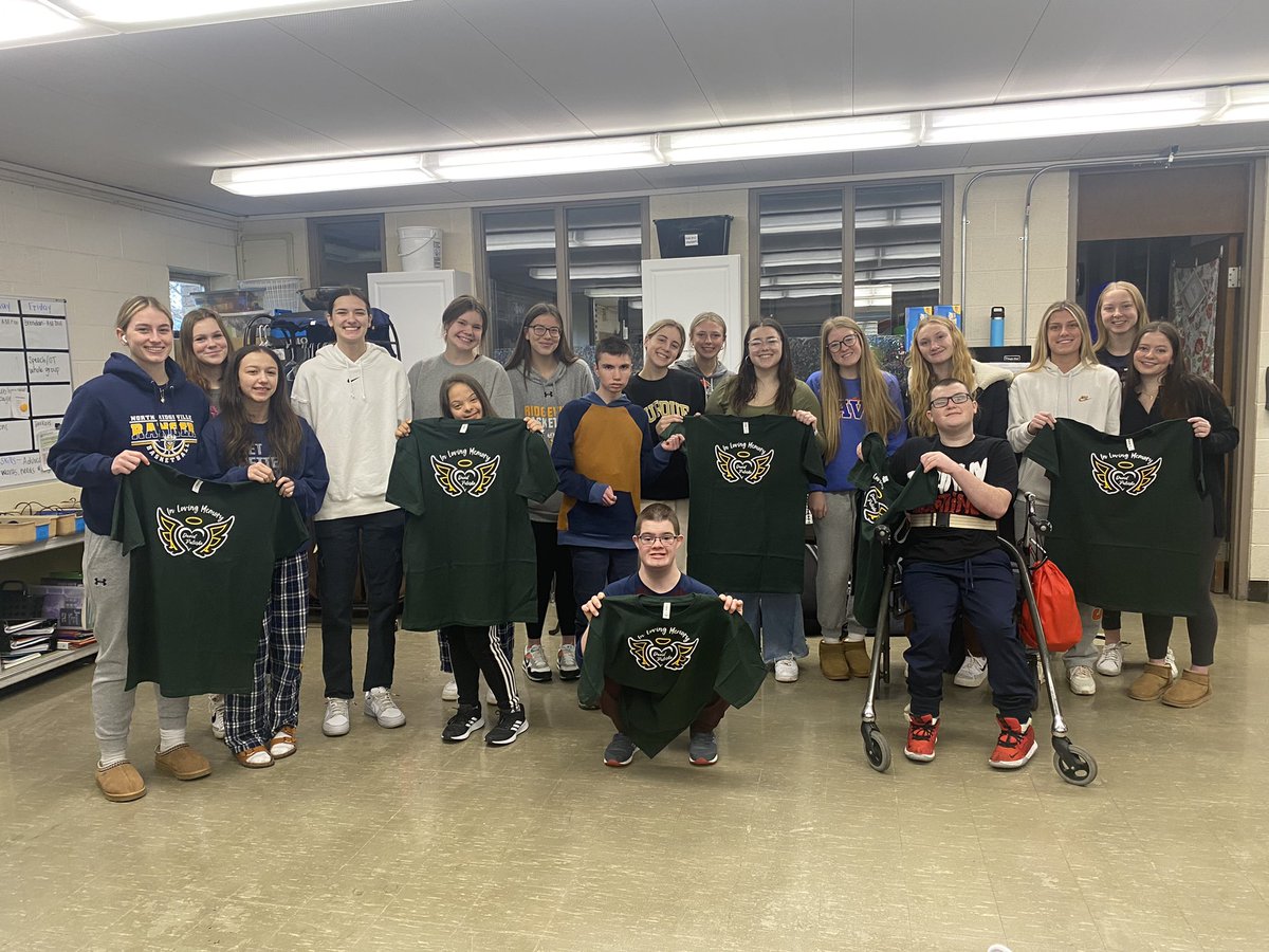 NRHSGirlsBball's tweet photo. My heart was full today! 💚💚Thank you @AbleNotLabel for making these amazing shirts! Can’t wait to wear them next week. 💙💛 @jpalcisko @PDeuceDMoney @paytonpalcisko @AthleticsBMHS @BMHSTitanGHoops @NR_Rangers @NRBoosters https://t.co/lPcW7Ykw6S
