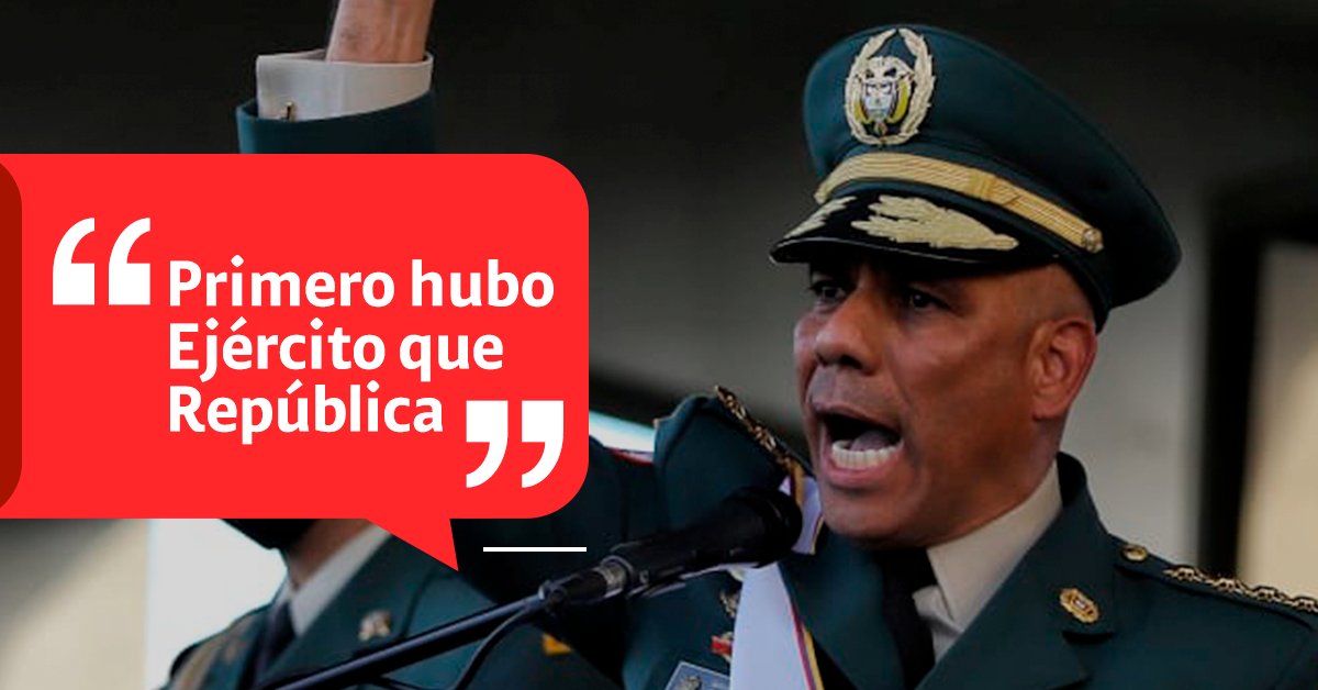 RevistaSemana's tweet photo. El general (r) Eduardo Zapateiro salió en defensa de las Fuerzas Militares y lanzó fuerte reclamo al presidente Petro. Esto pasó: https://t.co/ow5m0WW8R2 https://t.co/sZOmuJLxi5