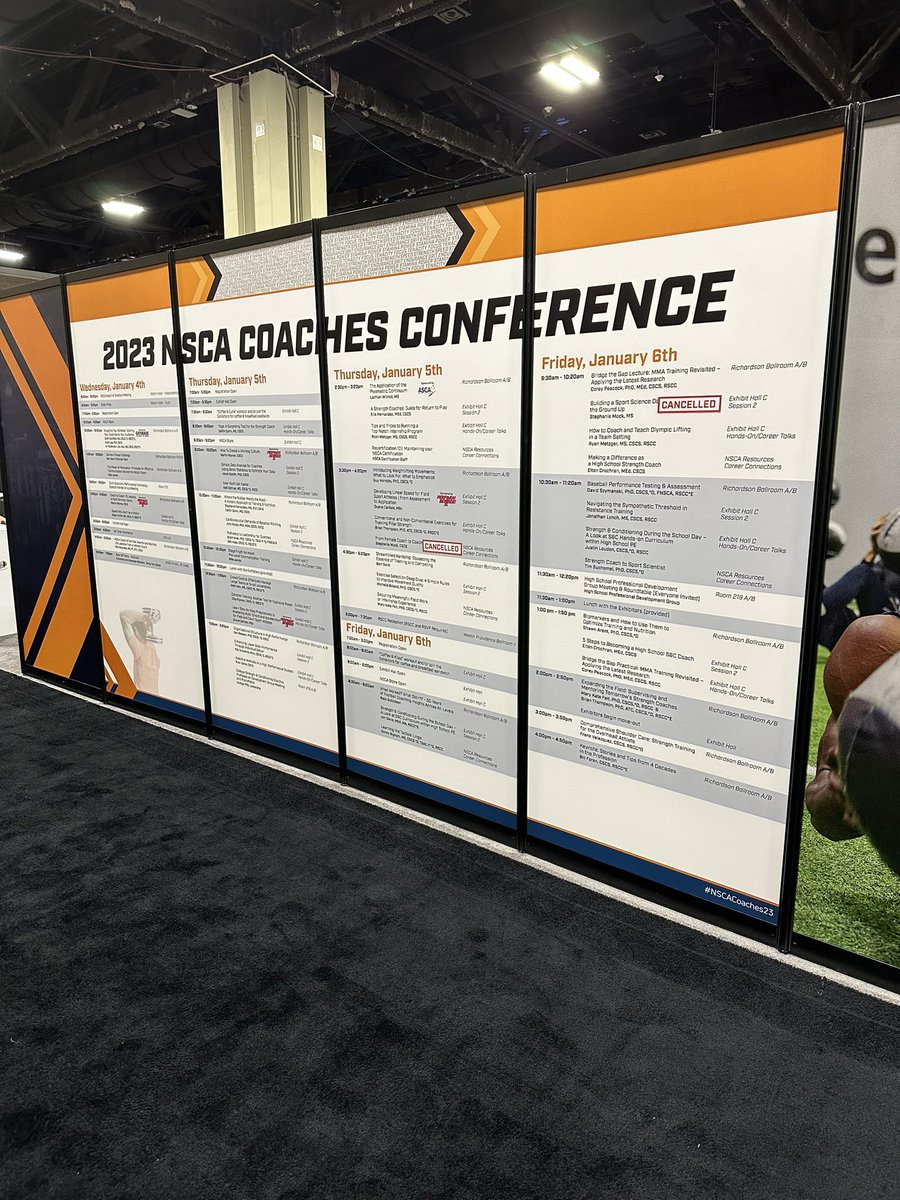 RGW_fisio's tweet photo. Fantastic couple of days in CLT at the NSCA Coaches Conference, learning from some of the best in the S&amp;C industry. Hats off and a special thanks to @KelliSelman @DuaneCarlisle and @lachlan_wilmot for presenting outstanding practical content. #NSCACoaches23 https://t.co/axjneWlM9y