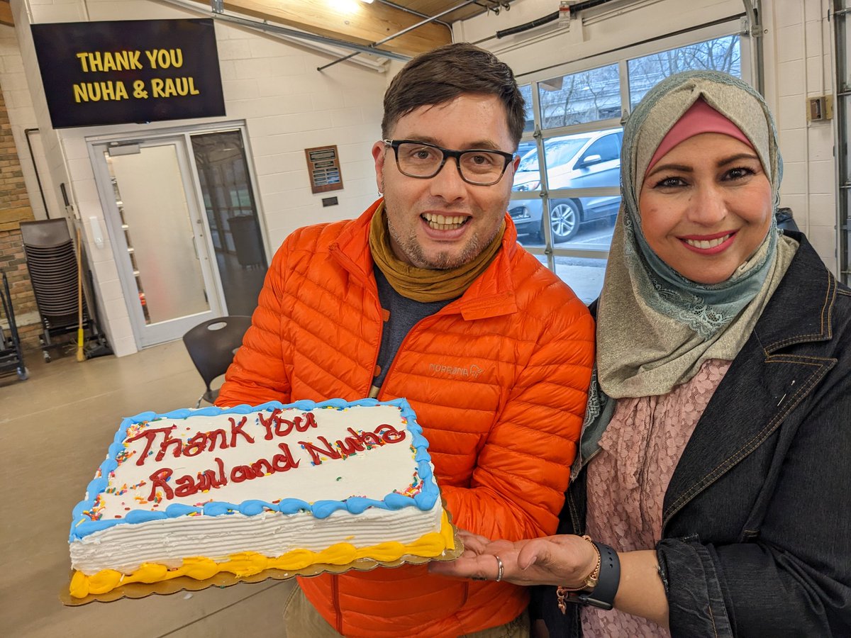 Thank you Nuha and Raul. You've taught us so much about empowering a community of multilingual learners and their families in @wcsdistrict ... and in the process, changed our worlds as well. Best wishes in your next steps! #itsworthit