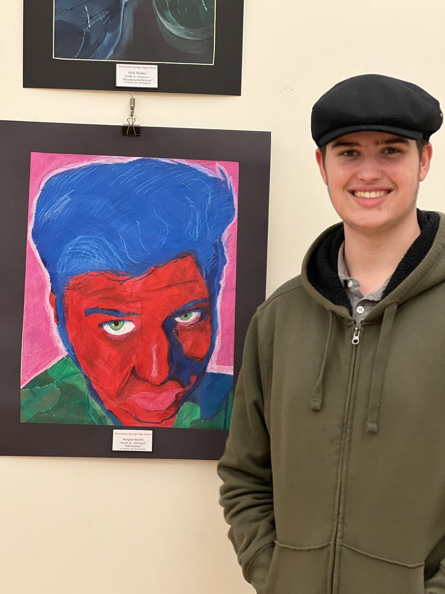 BermudianArt's tweet photo. So proud of our student artists! This show remains on public display until Jan 30th @ Adams County Arts Council #BSHSNAHS #Bermpride #WEareBermudian https://t.co/En1po6O0BP