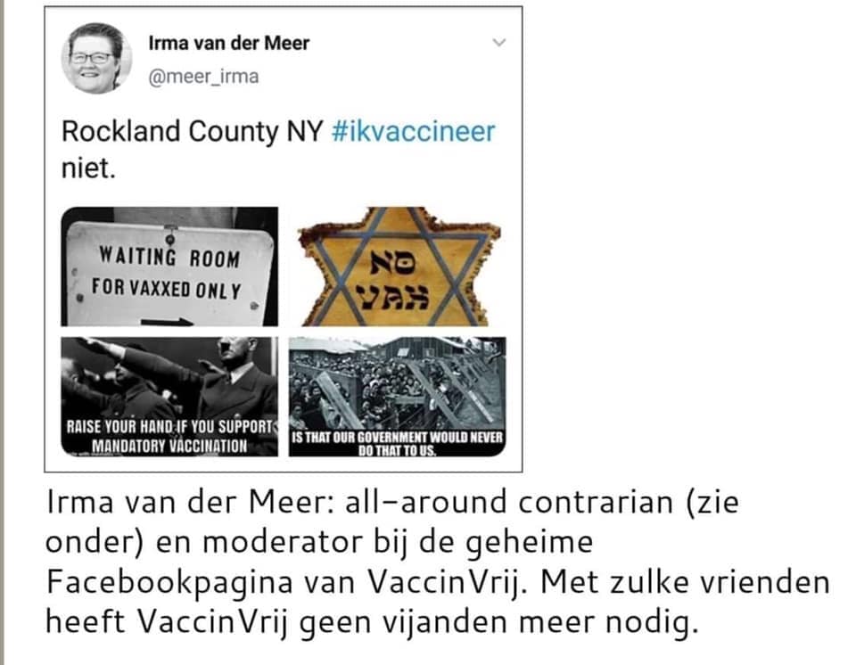 en vergelijkingen met de Jodenvervolging zijn helemaal uit den boze

De aanleiding voor deze blogpost is een opmerking van Marc Jacobs dat hij de aanduiding wappies "racistisch" vindt, maar de problematiek in de redenering is veel ouder.

daniel-debunkt.nl/antivax/wappie…