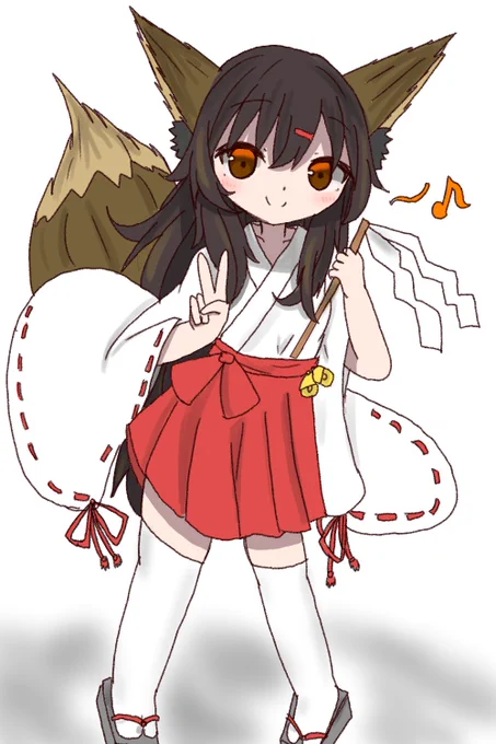 巫女きつね 