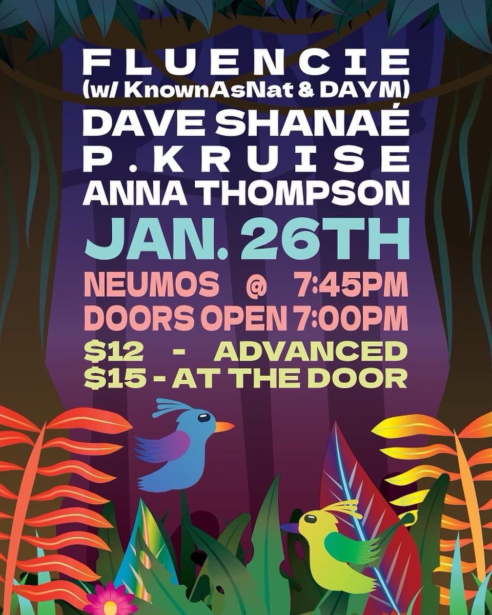 DaveShanae's tweet photo. Happy New Year y’all! 
It’s been a minute, but I’m excited to announce that I have two shows this month and doing it along side some good people. Jan 13th at Barboza in support of my friend @jaywopjv and two weeks later at Neumos with @fluencie_ 
Excited to see y’all! 💕😋 https://t.co/Ymo996WG54