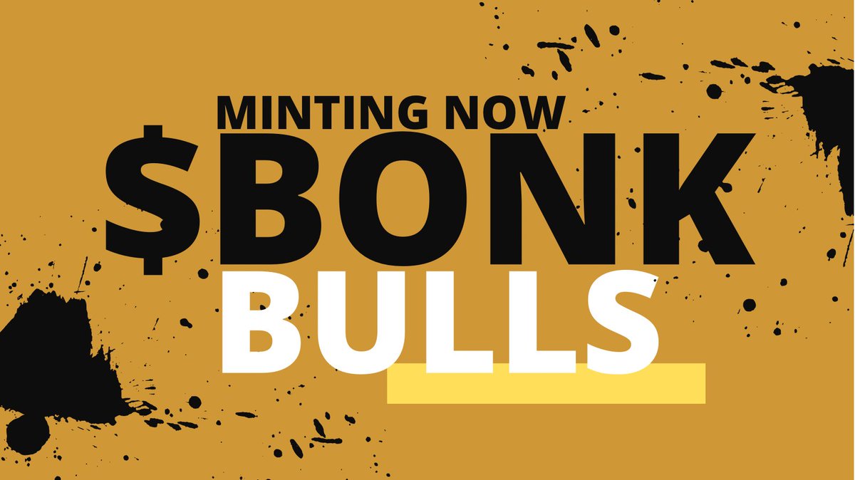 BONKBullsNFT's tweet photo. Join the $BONK Bulls NFT project and enter the Poker Tournament tonight! Get your minted NFTs and compete for big prizes. Come join us in our Discord to find out more! #LFBONK #BONK #NFT #Poker #CryptoGameNight https://t.co/NlELIwjMrn