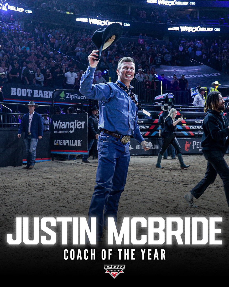 PBR (@pbr) on Twitter photo Congratulations to the <a href="/Nash_Stampede/">Nashville Stampede</a>’s Tina Battock and Justin McBride for winning the first-ever titles of General Manager and Coach of the Year. Congratulations to the <a href="/Nash_Stampede/">Nashville Stampede</a>’s Tina Battock and Justin McBride for winning the first-ever titles of General Manager and Coach of the Year.