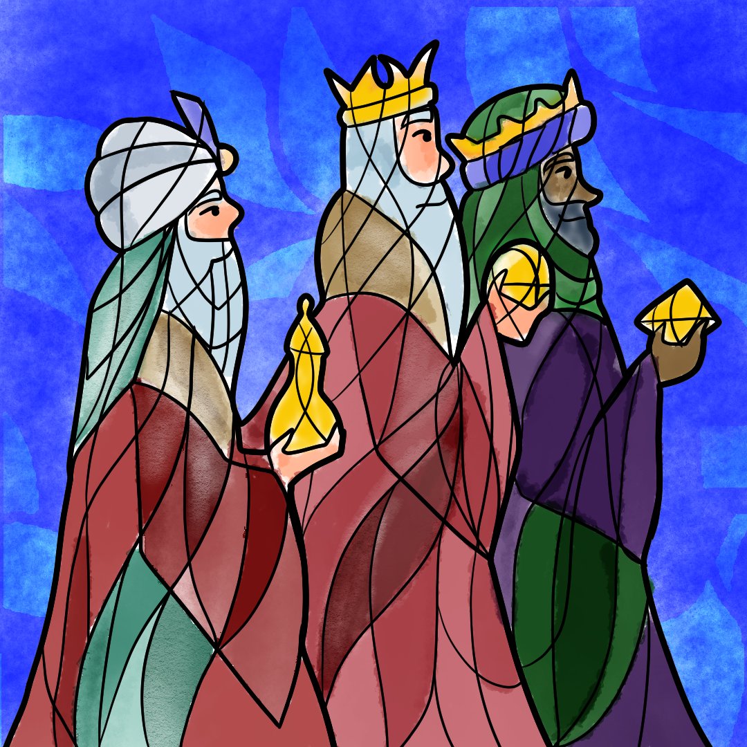 CandyCal_Studio's tweet photo. Feliz día de Reyes!!
La tradición cuenta que los reyes magos, eruditos de su época, viajaron desde regiones lejanas, guiados por una estrella para conocer al niño Dios, llevando oro, incienso y mirra reconociéndolo como rey, Dios y ser humano. https://t.co/oLEqDYlJnW