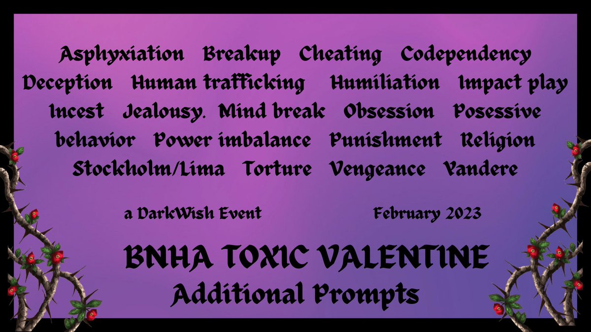 BNHAproship's tweet photo. Not seeing what you’re looking for on the main list? Try some additional prompts! You can mix and match, or make up your own! https://t.co/SktAURisF5