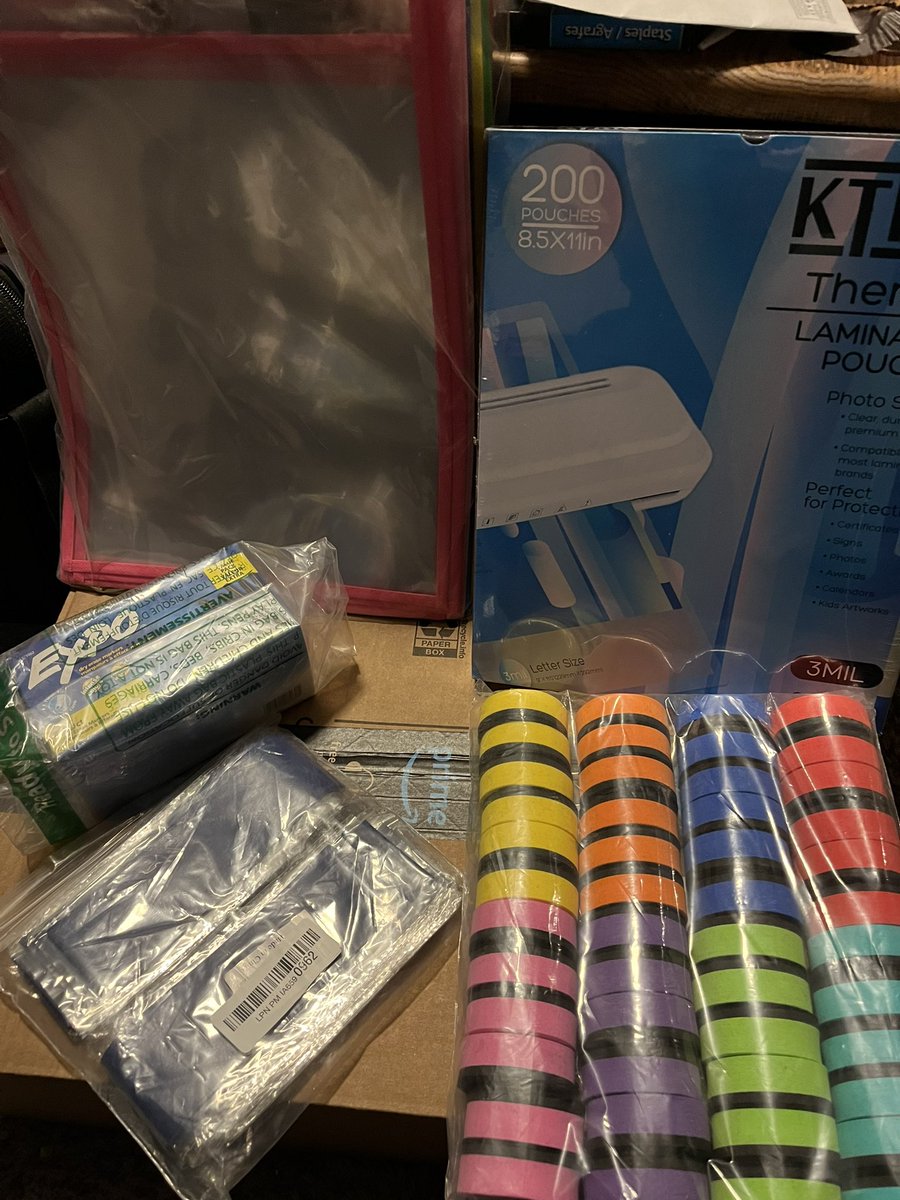 Thank you <a href="/CUofAmerica/">Credit Union of America</a> for the goodies from my Amazon wishlist! Can’t wait to take them to <a href="/IrvingElementa1/">Irving Elementary USD 259</a> and put them to use on Monday! #WPSProud #IrvingShines