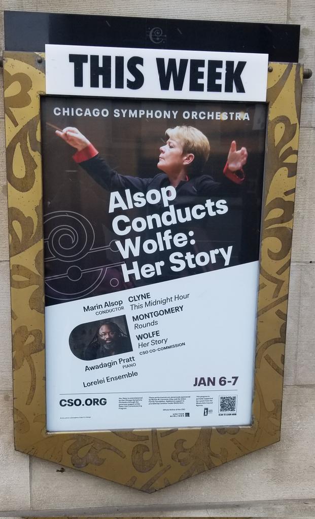 awadagin's tweet photo. For a guy that grew up in Normal, Illinois, this is feeling pretty wonderful.  Terrific week with  @marinalsop and the @chicagosymphony. https://t.co/TuMllgOQHJ