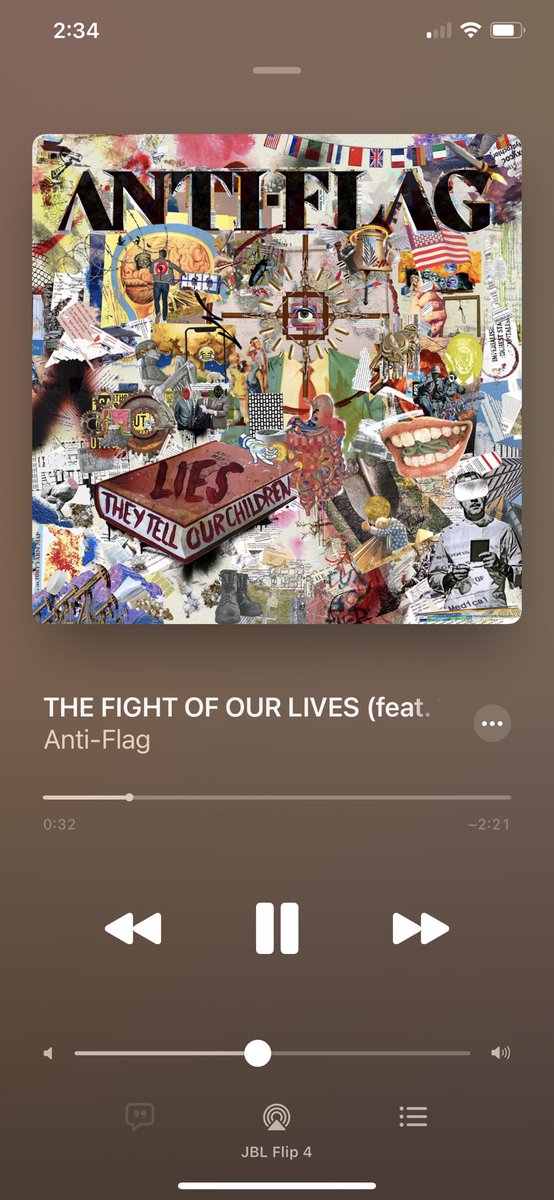 Fuck yes! New Anti-Flag. Spinning all day. #LiesTheyTellOurChildren #ListenLoud #PunkRock