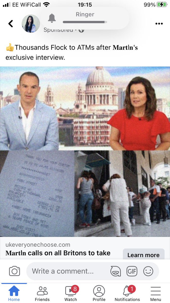 Hui_FCats's tweet photo. @MartinSLewis I have been watching your program on TV and have great trust in your advice on saving money. I saw this on Facebook and clicked the link thinking it’s true. Since then I have been spammed with phone calls 4 times a day. I’m worried someone will take my money out from my bank. https://t.co/H7nFt5ZgpU
