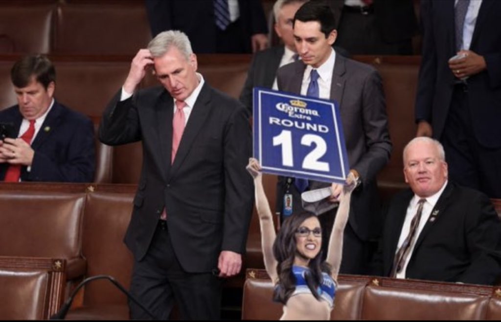 StarrAli001's tweet image. McCarthy needs to step aside. He doesn’t have the votes to win. 

It’s not the 20 that’s holding it up, it’s him refusing to concede.

#McCarthyMustGo