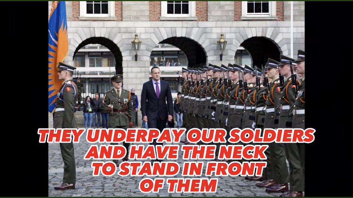 Is there no officers with the Gonads to speak up for our soldiers & our entire nation’s safety, only cowards let this happen to their troops & country, there is a reason privates and nco’s are the heart of our defenceless forces, speak out for your troops of #oglaighnaheireann🇮🇪