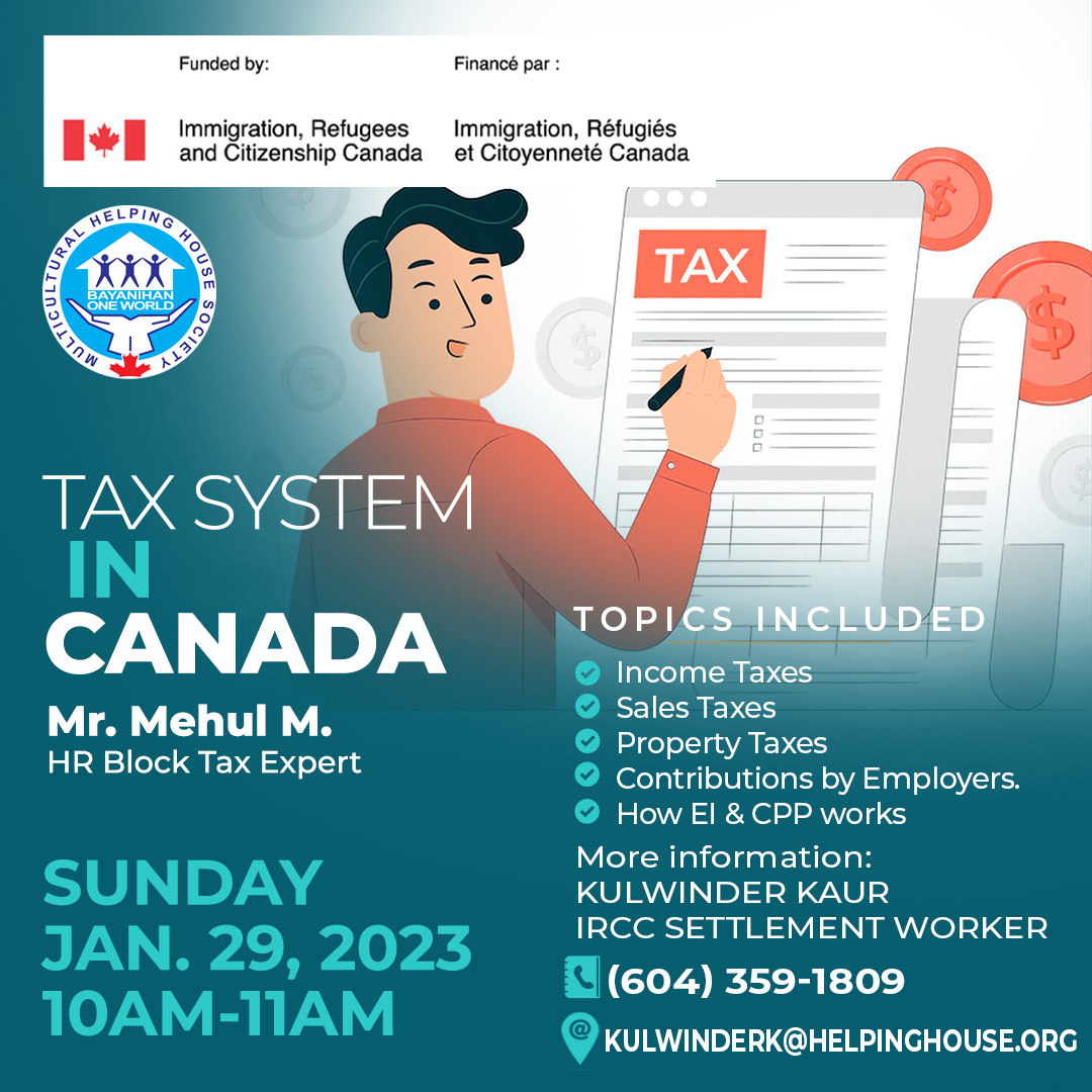 A Free Information Session #Online on Understanding #Canadian #Tax System! 
 #tax #taxes #taxseason #taxsystem #canadatax #taxadvice #taxation #Taxationservices #taxation #taxationservices #workshop #workshoptime #workshopinstagram #onlineworkshop #ircccanada #ircc #irccnews