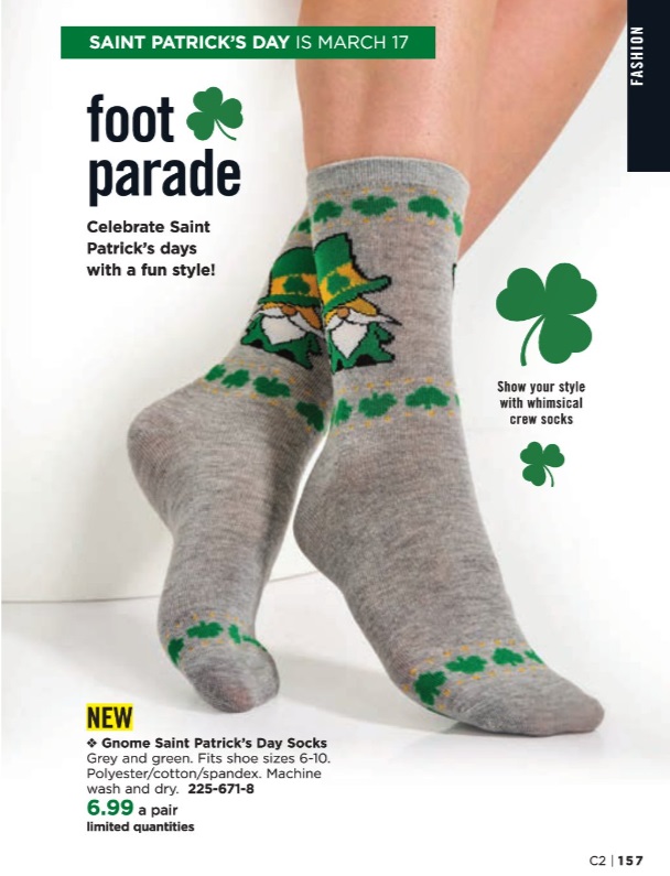 🍀A LITTLE ST-PATRICK FUN🍀
How about some St-Patricks fun sock this year.
*Women socks
*Crew Socks
#barrie #barrieontario🇨🇦 #avonstpatrick #stpatricksday2023 #stpatrickdayfun🍀 #stpatricdaysocks #fashion #ladieswear #themesocks #funsocks #foryourfeet #shoplocal #avnwithisabelle