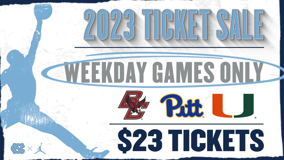 KDAWG on Twitter "RT UNC_Basketball 🚨 Men's Basketball 2023 Ticket