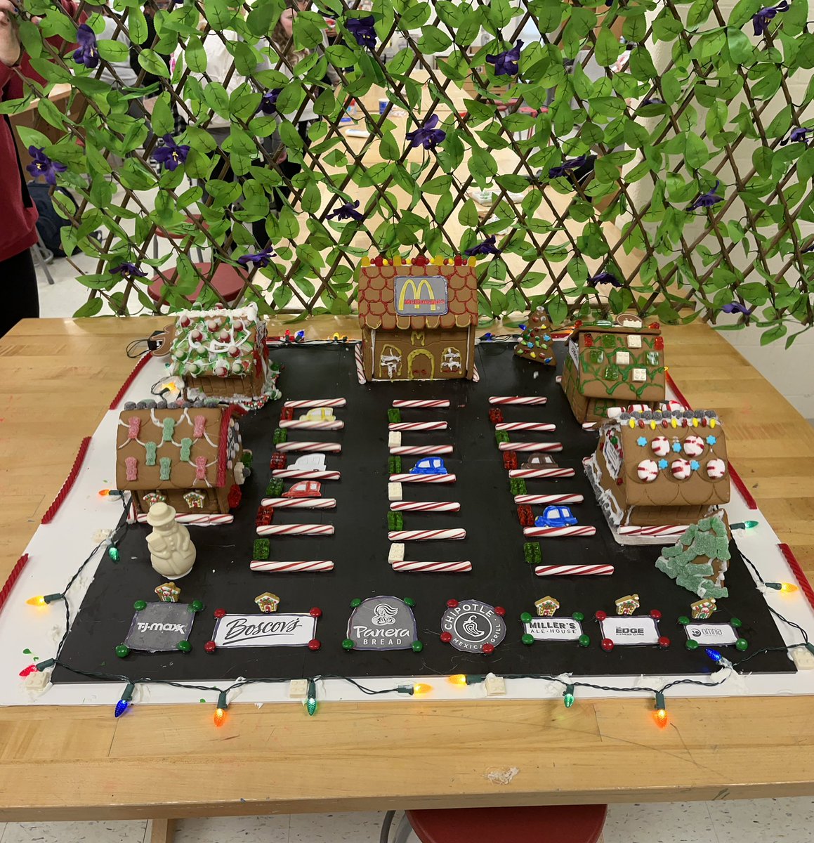 MsLoeperSLMS's tweet image. Ms. Loepers advisory presents The Promenade at Granite Run. SLMS Gingerbread House decorating 20022-2023