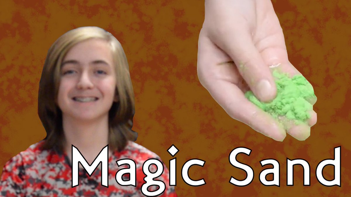 Make your own magical waterproof sand with #HatterSTEM! youtu.be/QKCMVOGxmGs
