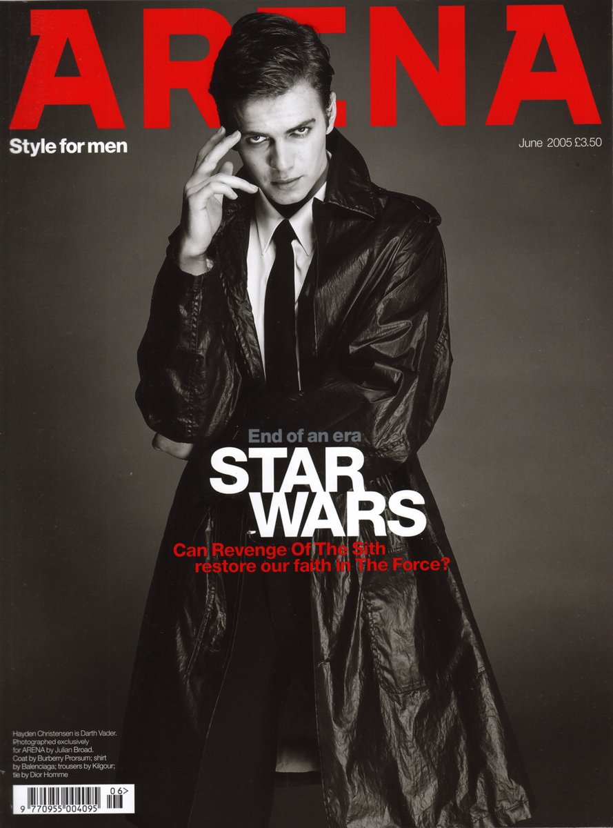 The Provenance
2005 <a href="/arenamagazine/">Arena magazine</a> 
"44 ways to get Ms Arena into suspenders"
How times have changed! 

Do you feel things are different from back then?
Lascvs x