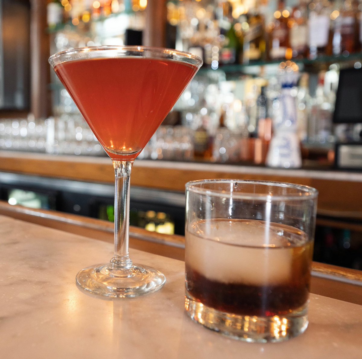 Weekend = Cocktails 🍸🥃

We are open this Friday, Saturday &amp; Sunday. 

Stop in and see us. Our bar opens daily at 4:30! 

#Letsprime #Cocktails #Drink #Datenight #Downtown