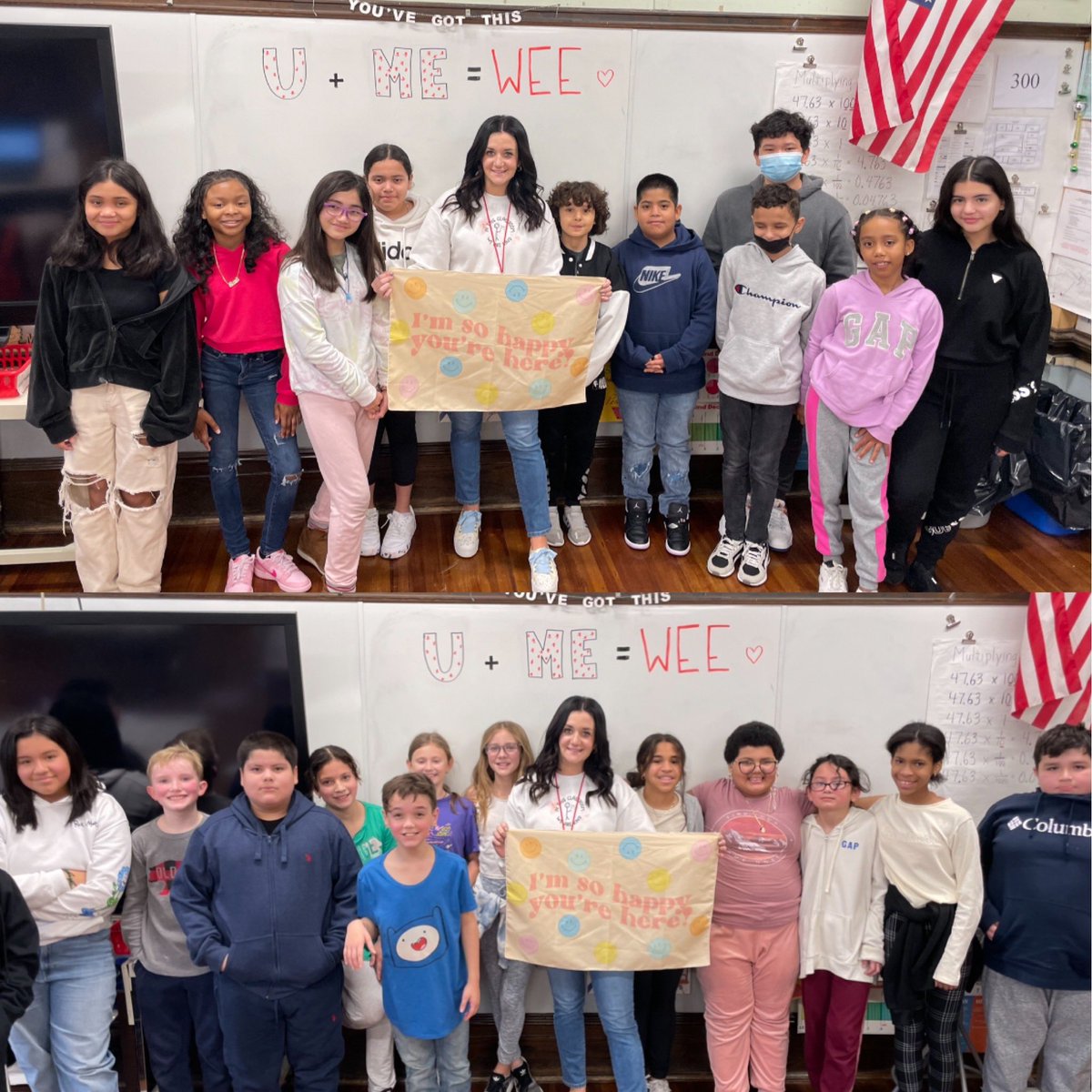 MrsCarroll__'s tweet image. First week down as the 5th grade math teacher and I’ve learned that 
U + ME = WEE ❤️😬 #WeeLoveMath @SuzanneMera @WeehawkenTSD