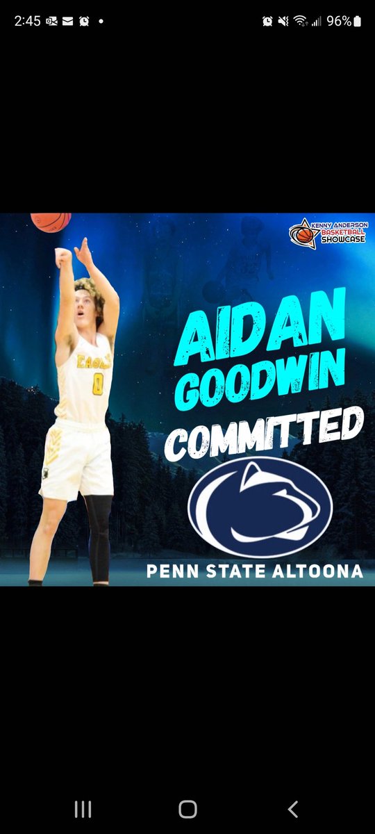 Ian C. (@iancle1) on Twitter photo The kennyandersonshowcase.com STRIKES AGAIN ‼️ The Greatest Free 🏀 Showcase has another FANTASTIC COMMITTED PLAYER <a href="/AidanG2023/">Aidan Goodwin</a> has committed to <a href="/CoachMcGreal/">PSAltoona MBB</a> #D3 #PENNSTATEALTOONA Congratulations 🎊 <a href="/the_goodwin6/">TheGoodwin6!</a> #biggerthanbasketball graphic by <a href="/CoachNoelroman/">Noel Roman</a> <a href="/TweetsbyCoachP/">William Payne</a> 🙏🏻 The kennyandersonshowcase.com STRIKES AGAIN ‼️ The Greatest Free 🏀 Showcase has another FANTASTIC COMMITTED PLAYER <a href="/AidanG2023/">Aidan Goodwin</a> has committed to <a href="/CoachMcGreal/">PSAltoona MBB</a> #D3 #PENNSTATEALTOONA Congratulations 🎊 <a href="/the_goodwin6/">TheGoodwin6!</a> #biggerthanbasketball graphic by <a href="/CoachNoelroman/">Noel Roman</a> <a href="/TweetsbyCoachP/">William Payne</a> 🙏🏻