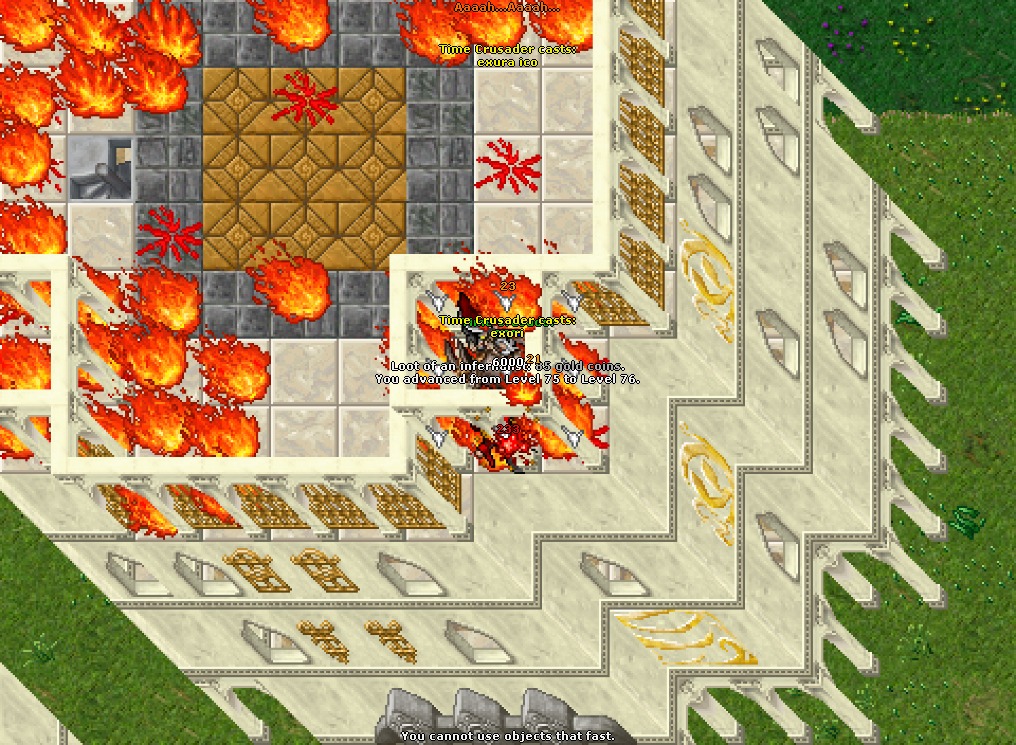 GodjudoG's tweet photo. Depois de tanto tempo sem jogar #tibia é um bom jeito de upar neh? Rsrsrs https://t.co/NZoW8CQ63K