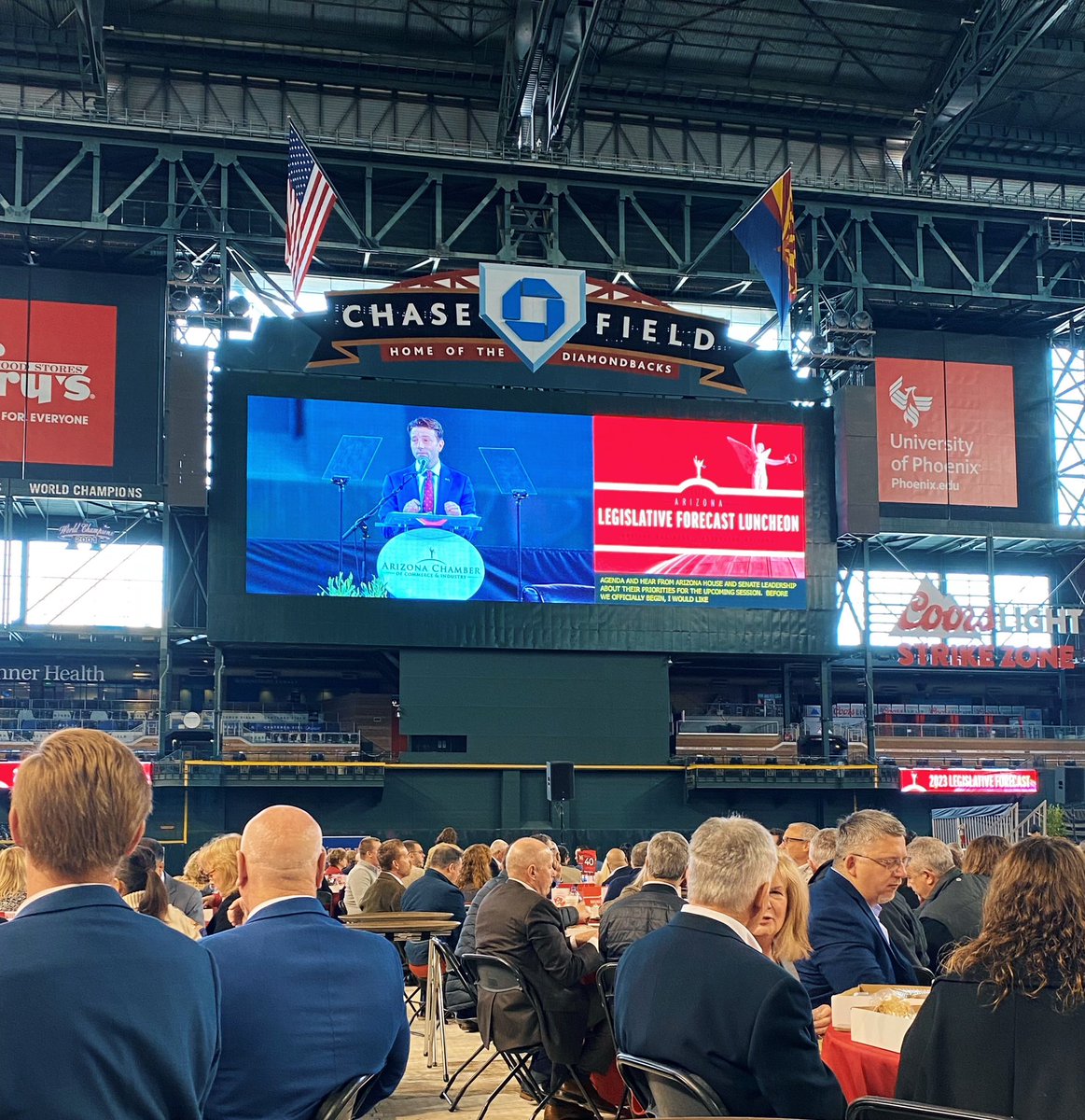 Good day to be at the <a href="/AZChamber/">Arizona Chamber</a> #LFL2023 at the home of our <a href="/Dbacks/">Arizona Diamondbacks</a>