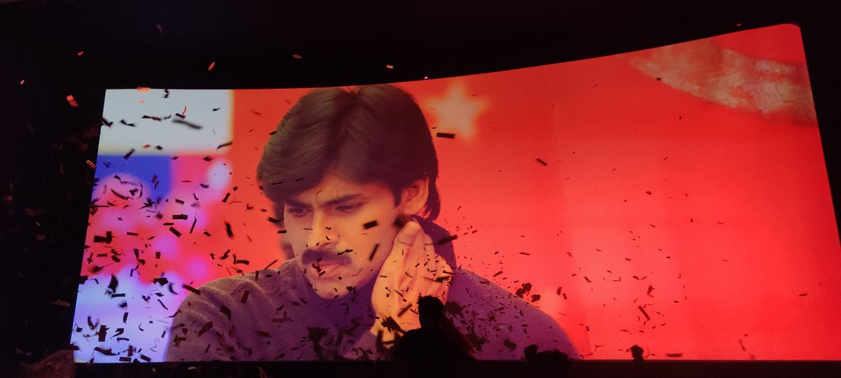 CharanEditO_'s tweet photo. Farewell Day 💥💥
#Kushi4KCelebrations at Devi 70MM https://t.co/CrOXLV10wi