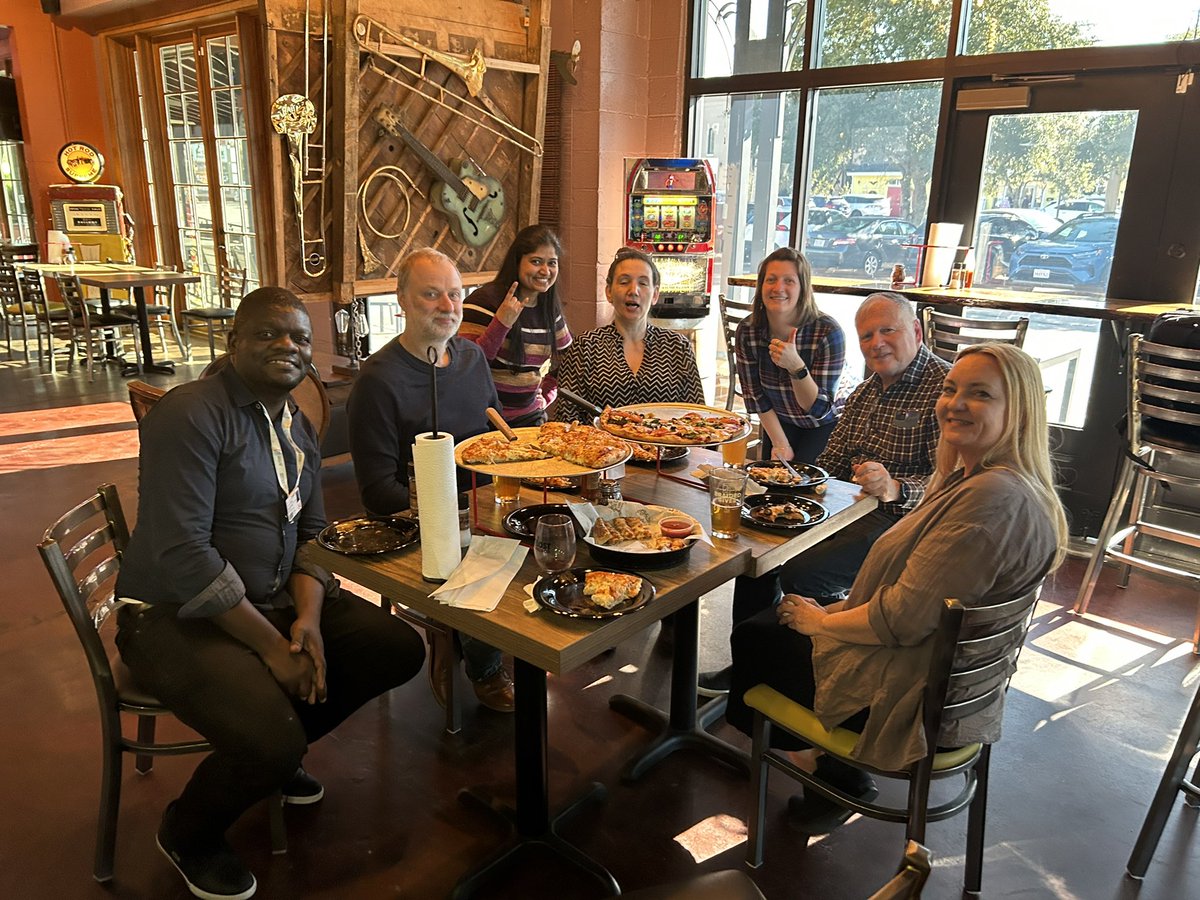 AshPrakash5's tweet photo. So happy NAD+ aficionados Matthias Ziegler, Marie Migaud, and Will Bohr got us all together in Mobile Alabama for a symposium!! https://t.co/sc4Qjt1i3F