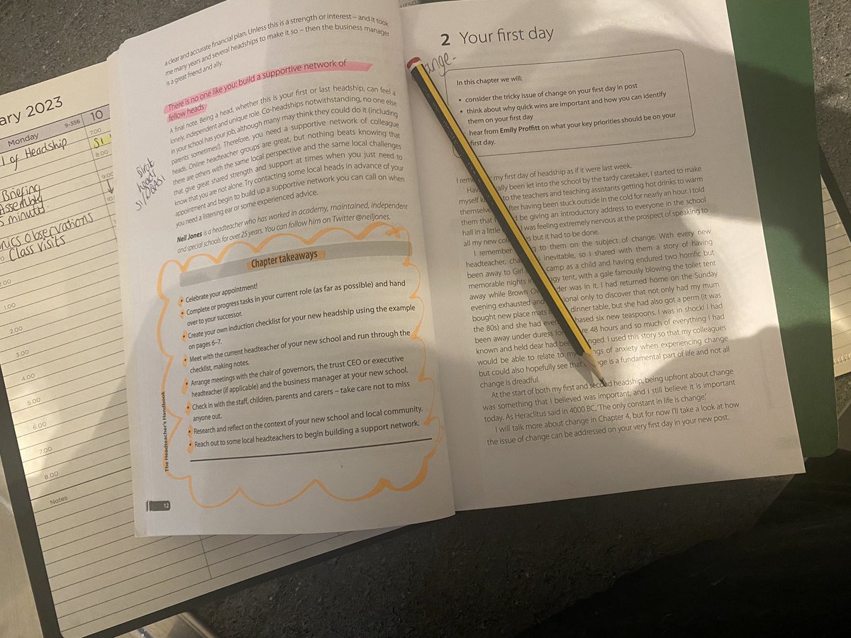 MissSmi98448748's tweet photo. Thank you @RaeSnape for The Headteacher’s Handbook! 2 days until this becomes a reality 🍎 🌟 #newhead #primaryhead #primaryschools #FemaleLed https://t.co/ozBZXlLDXZ