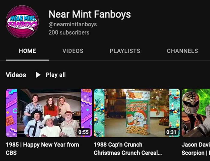 Started off 2023 with 200 subscribers on our YouTube channel!

Subscribe if you're a fan of vintage commercials, retro movie trailers, and other pop culture greatness!
youtube.com/channel/UCldJf…

#NewYear2023 #NearMintFanboys
#NMFB #AngieGriffin #Vintage
#TheDukesOfHazzard #Retro