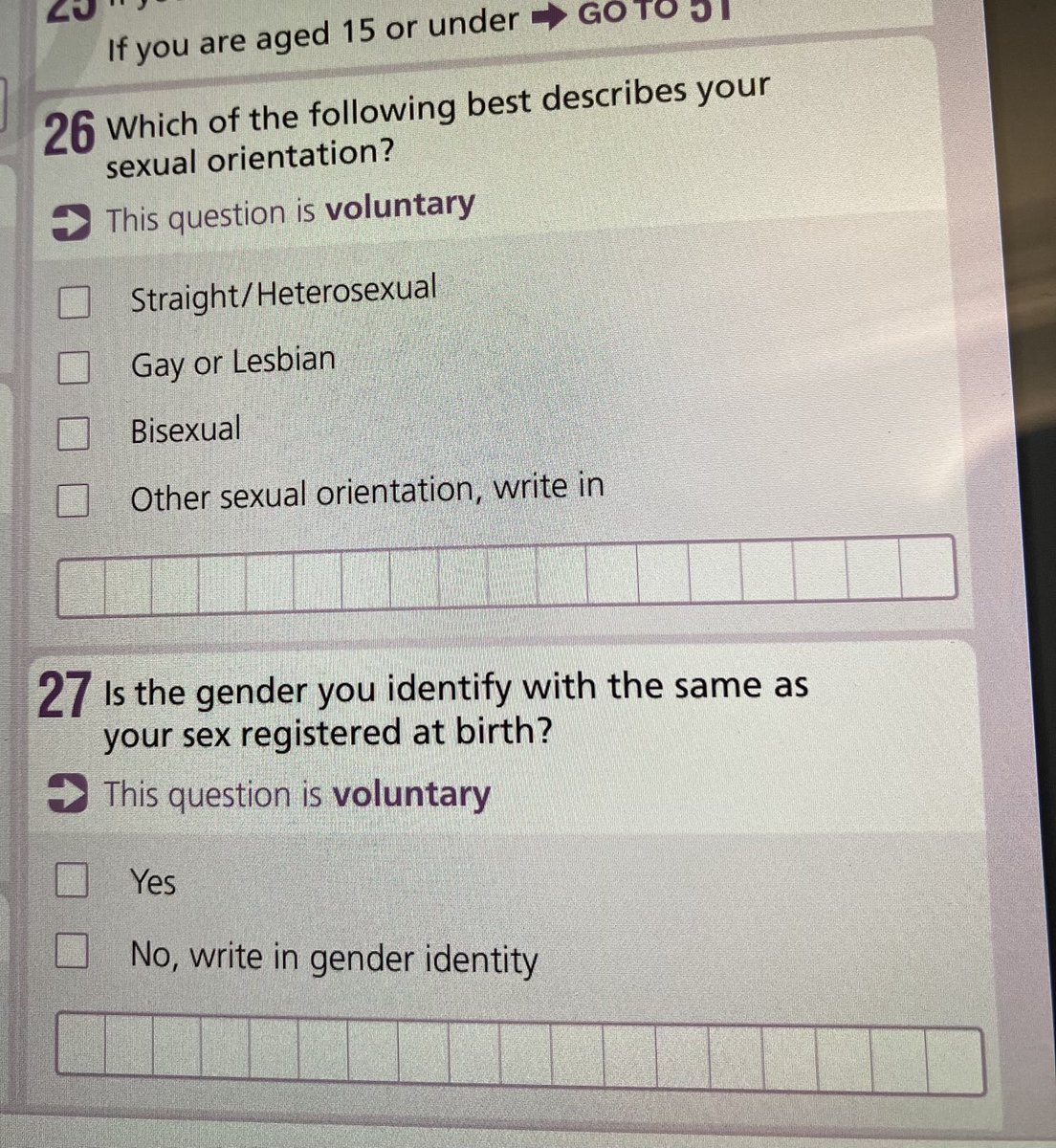 ⁦⁦⁦<a href="/BBCRadio4/">BBC Radio 4</a>⁩ news just reported that in the Census, people “identified” as gay, lesbian and bisexual. This is wrong. The form asks what best describes your “sexual orientation” because people ARE gay or straight etc, they do not “identify” as gay.