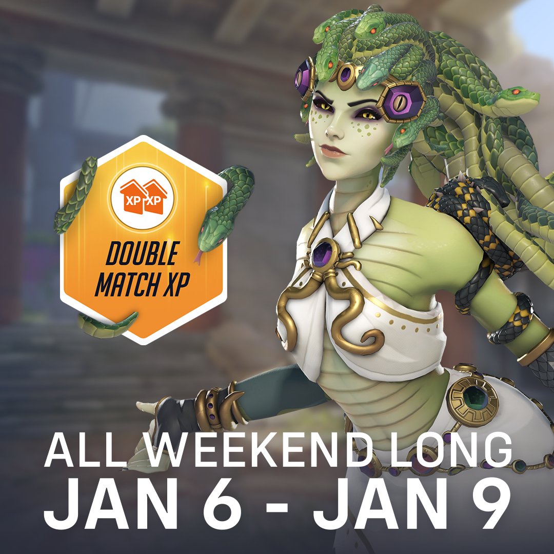 ⚡️GET READY FOR A GOD-LIKE WEEKEND⚡️

We’re celebrating the Battle for Olympus with 2x Match XP 💪

The XP boost runs from Jan 6 through Jan 9!