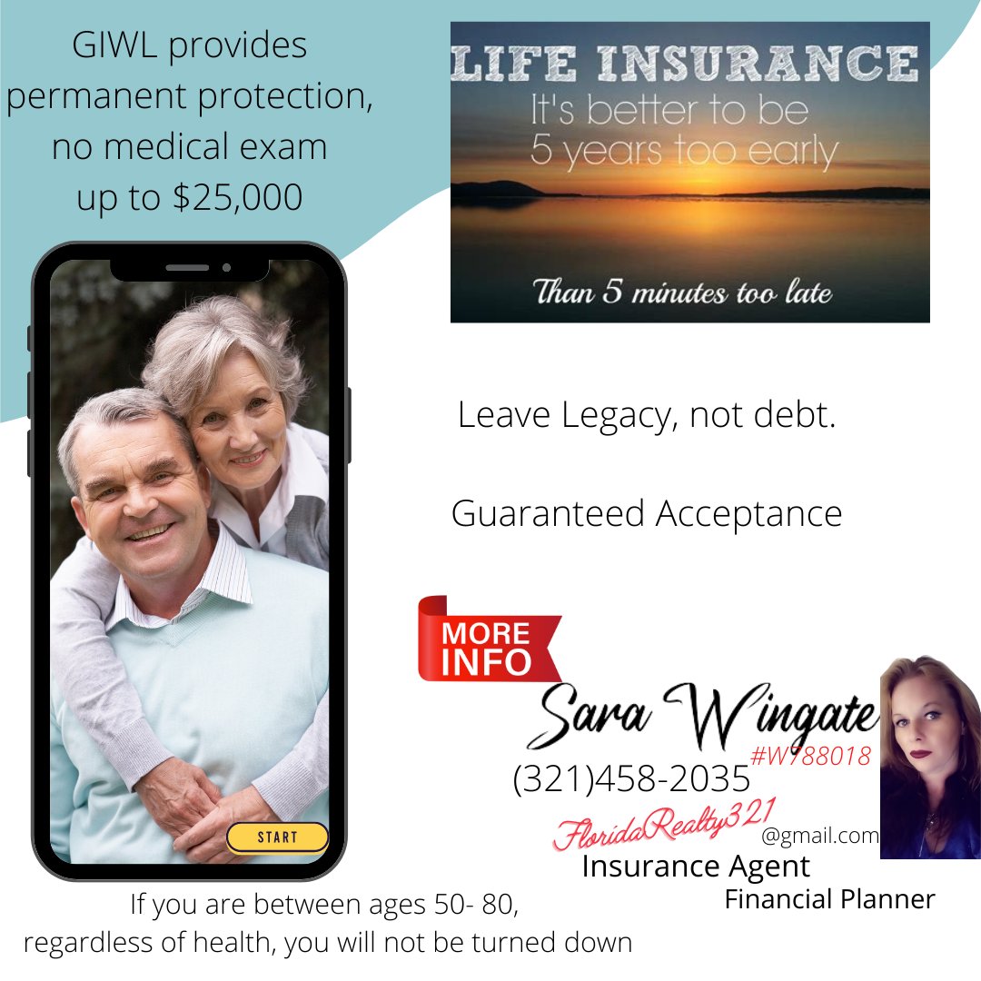 Got #Life? Are you #Protected ?  How about the #loved ones #leftbehind ?
Need a #quote?     #letstalk! insureme.buymedigap.net/lifeinsurance
naaip.org/sweagent
#Mortgage protection #Insurance #agent #finalExpense #term #wholelife