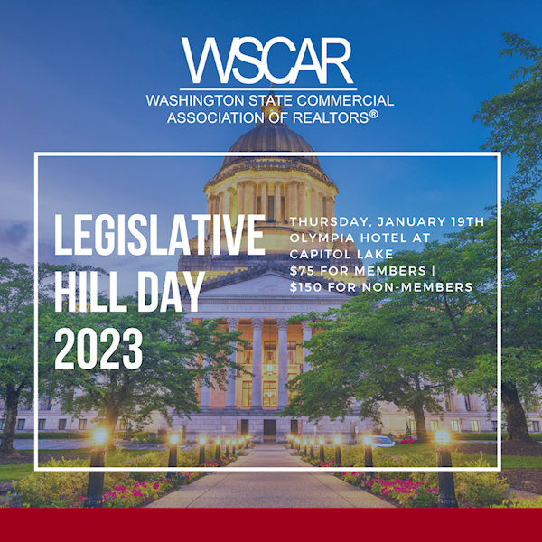 WSCAR_NW's tweet photo. This is your chance to advocate for the CRE industry and to talk directly with lawmakers. All industry professionals are welcome! FREE for first-time REALTOR® attendees!

IMPORTANT! To attend, you must pre-register by 8:00 p.m. on Tuesday, January 10th.

https://t.co/ZrbDXbc4Sb https://t.co/yAVQhi8S5b