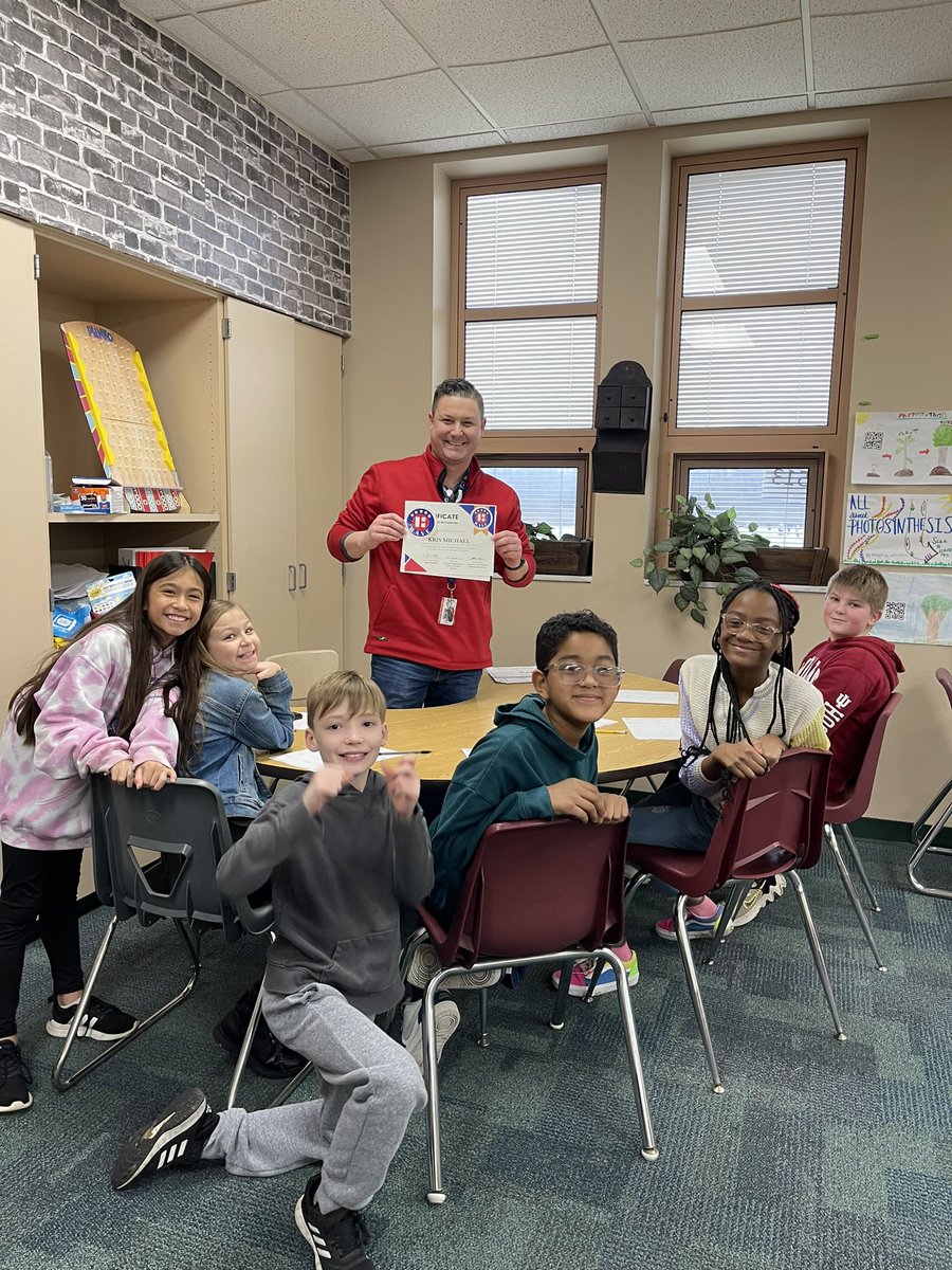 Congratulations to @MsRenbarger and <a href="/KrisMichael_5/">Kris Michael</a> for being awarded the RAVE award from <a href="/HSESchools/">Hamilton Southeastern Schools</a>!  Your dedication and heart are appreciated by so many!