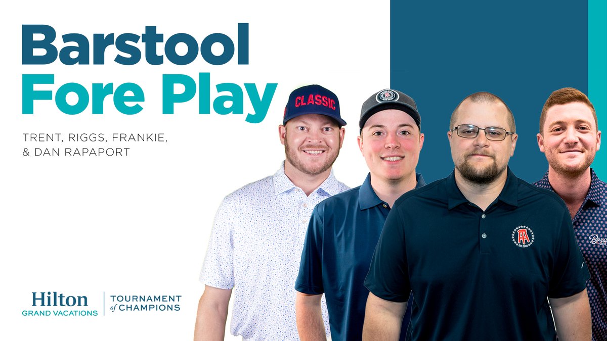 🗣️ You heard it here first! The guys of <a href="/ForePlayPod/">Fore Play</a> are making their player debut at the 2023 Hilton Grand Vacations Tournament of Champions in #Orlando! 🏌️‍♂️ The competition is ON! Who will reign supreme and be crowned our next #HGVLPGA champ?🏆 my.hgv.com/2023HGVLPGA