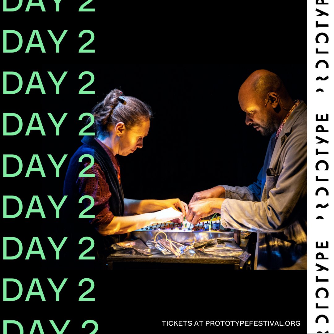 DAY 2 of PROTOTYPE is live! Tonight we’re opening MƆɹNIŊ
[MORNING//MOURNING] composed by <a href="/gelseybell/">Gelsey Bell</a> - showing January 6, 9-14, 7:30 PM, and January 7, 5 PM, at <a href="/herearts/">HERE</a> ✨ Book your tix today at prototypefestival.org