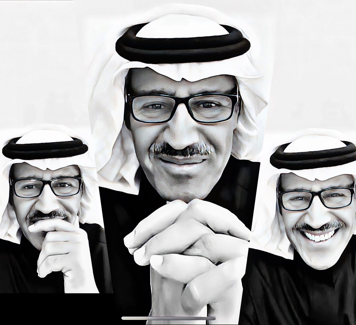 يقول #خالد_عبدالرحمن 

في ضحكتِي آلام وأحزان وأشواقّ
مأساة حبي قولتي "صارحيني"

<a href="/KUhp2222/">خالد عبدالرحمن</a> 

 #عبدالمجيد_عبدالله