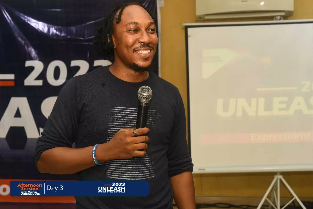 LQUnleash's tweet photo. Day 3 - Afternoon  Session with Mr. Michael AIRHUNUOJE {@IamLordOfSwagg}

#Unleash22
#December2022.
#Leadership
#Bootcamp
#LeadersQuarters https://t.co/QmtOG3VyZy