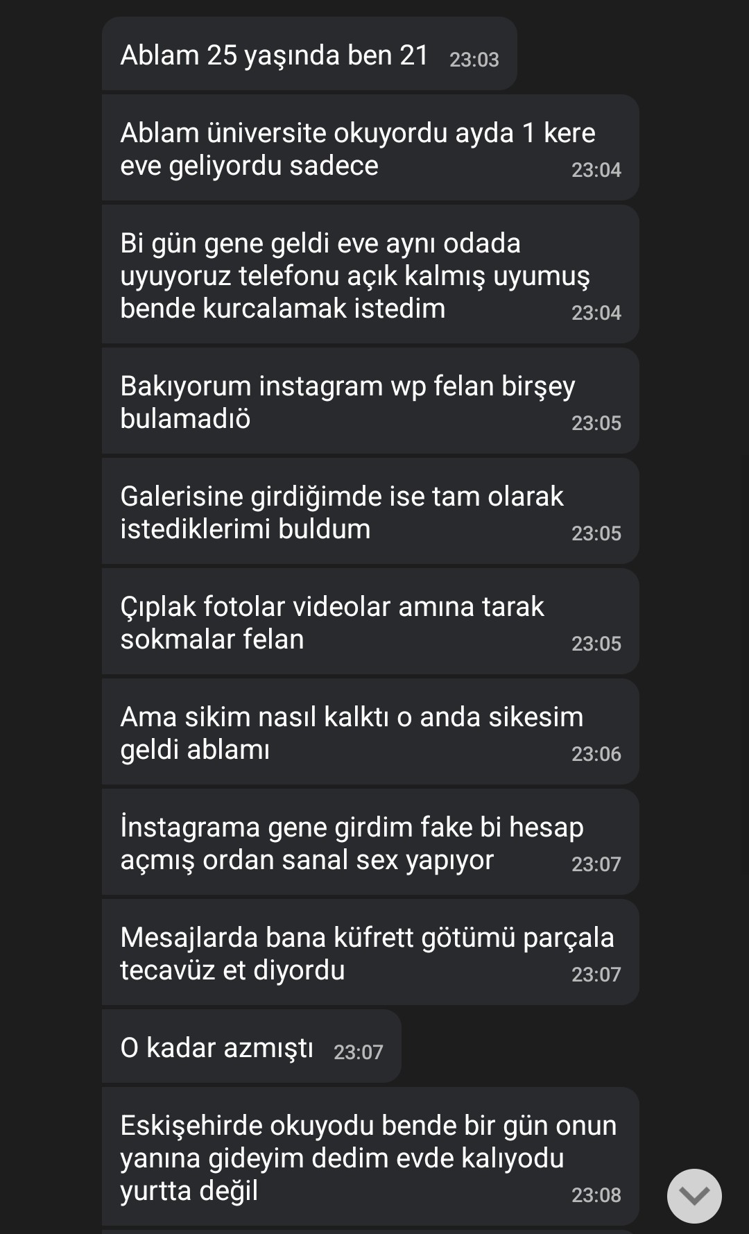 Z Türk İfşalar İtiraflar on Twitter: "Takipçimin ablasını yakalama